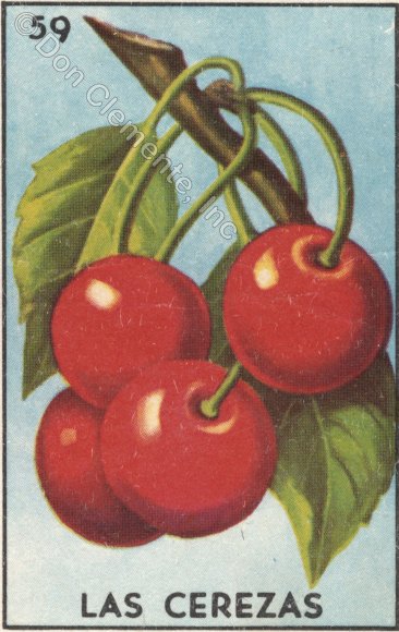 59 LA CEREZAS (The Cherries) by artist Fran De Anda