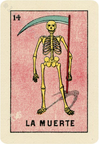 14 LA MUERTE (Death) by artist Brenda Paola Gómez