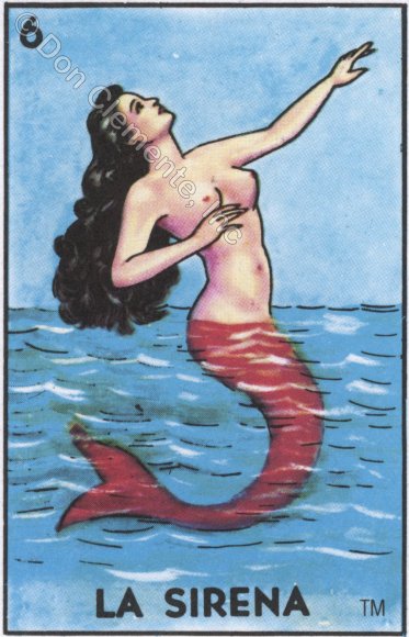 6 LA SIRENA (The Mermaid) / La Sirena del Global Warming by artist Lalo Alcaraz