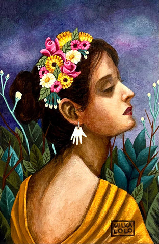 95 LOS ARETES (Earrings) by artist Milka LoLo