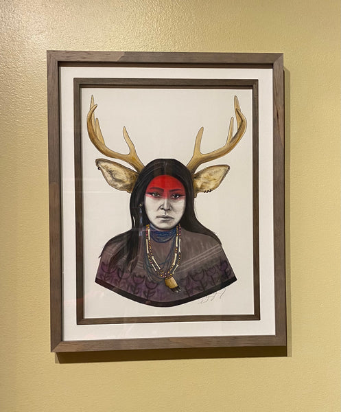 DEER WOMAN by artist Emily Gonzales