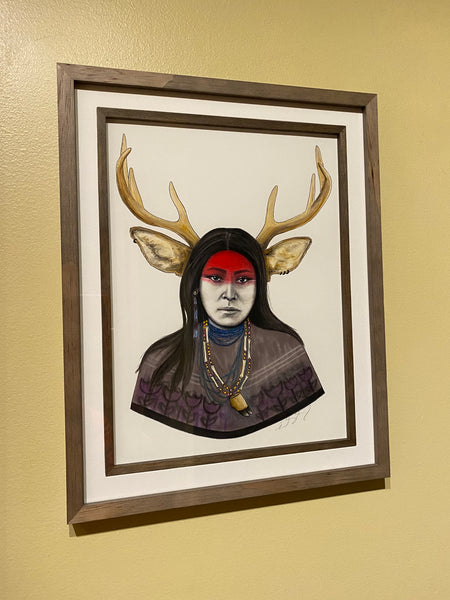 DEER WOMAN by artist Emily Gonzales