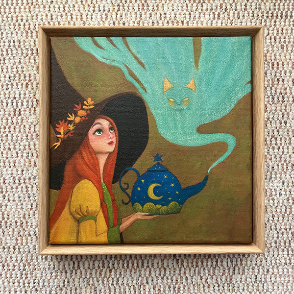 K is for Kettle by artist Joan Charles