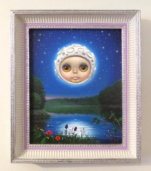 23 LA LUNA (The Moon) / Under the Silvery Moon by artist Olga Ponomarenko