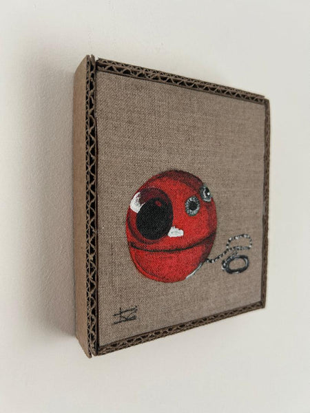 72 EL RADIO (The Radio) / Red Panapet Radio by artist Kelly Thompson