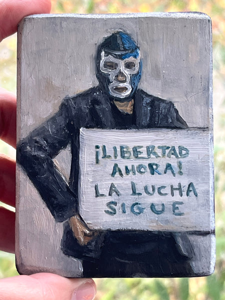 ¡LIBERTAD AHORA! by artist Athanasia Nancy Koutsouflakis