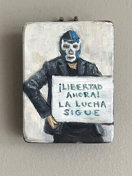 ¡LIBERTAD AHORA! by artist Athanasia Nancy Koutsouflakis