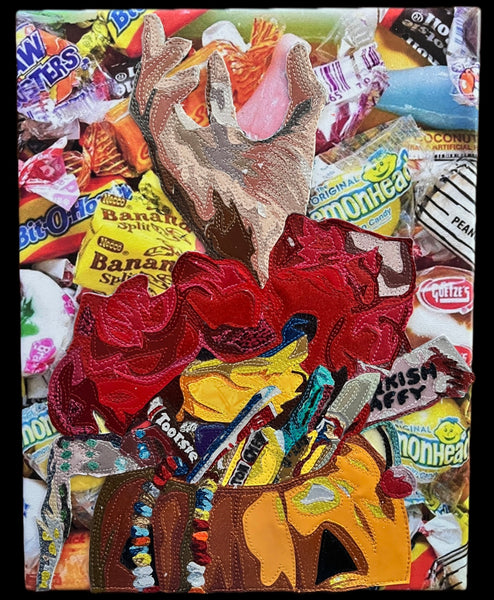 Q is for Quicksand by artist Lori Herbst
