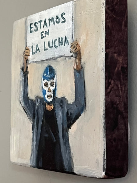 ESTAMOS EN LA LUCHA by artist Athanasia Nancy Koutsouflakis
