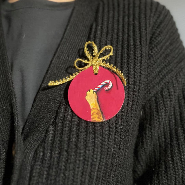 MISCHIEF brooch/ornament by artist Miki Lorena K.