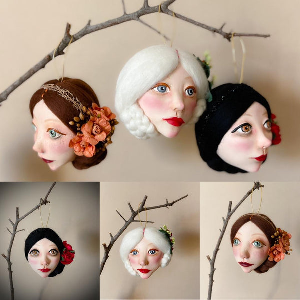 ROSALIE ornament by artist Myriam Powell