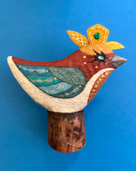 ON MY PERCH by artist Ulla Anobile