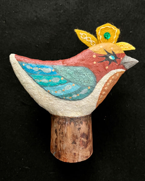 ON MY PERCH by artist Ulla Anobile