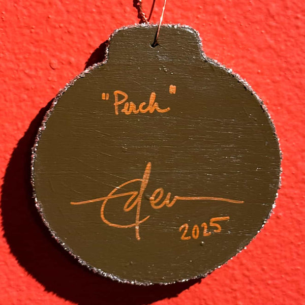 PERCH ornament by artist Eden Folwell