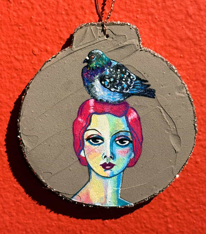 PERCH ornament by artist Eden Folwell