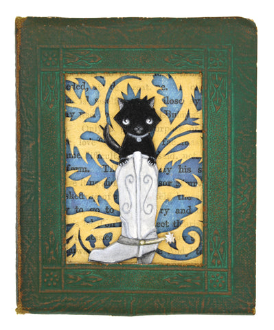 85 LAS ESPUELAS (The Spurs) / Puss in Boots by artist Valerie Savarie