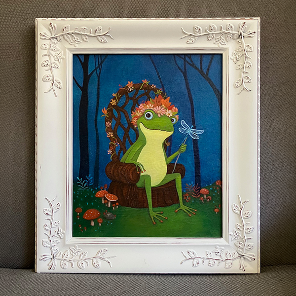54 LA RANA (The Frog) / La Reina Rana by artist Joan Charles