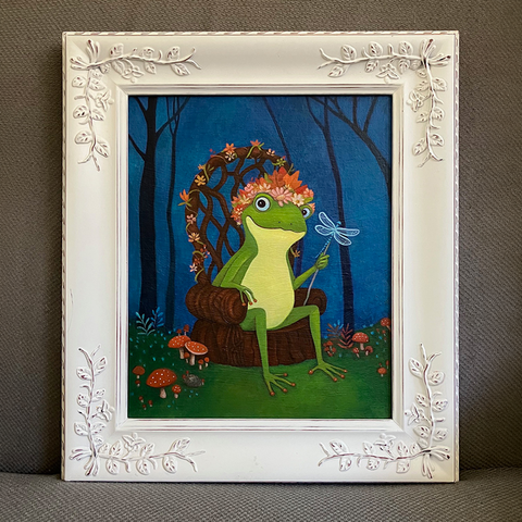 54 LA RANA (The Frog) / La Reina Rana by artist Joan Charles