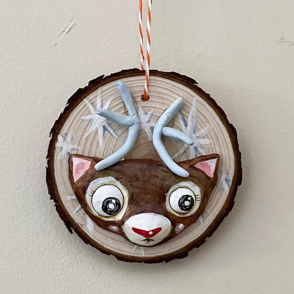 RUDOLF ornament by artist Miki Lorena K.