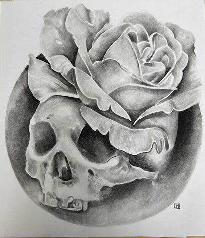 SKULL GROWTH by artist Ben Robertson