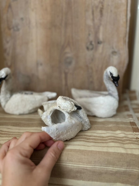 THE WINGED CREATURE, SWAN I by artist Disfairy