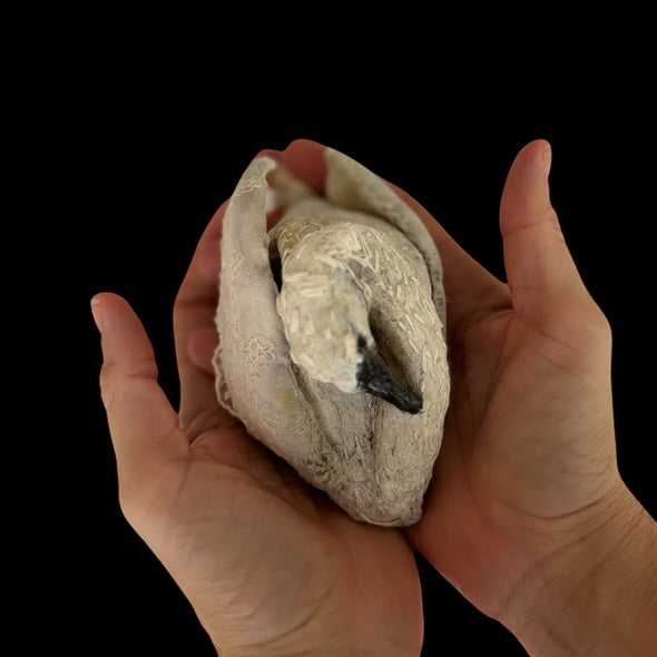 THE WINGED CREATURE, SWAN I by artist Disfairy