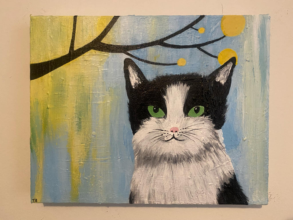 CURIOUS CAT by artist Terri Berman