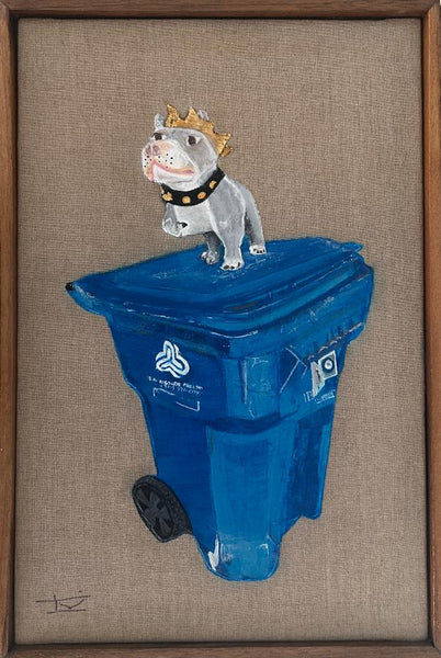 47 LA CORONA (The Crown) / King of Trash by artist Kelly Thompson