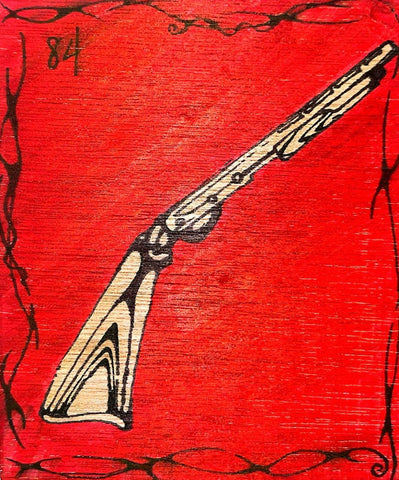 84 LA ESCOPETA (The Shotgun) by artist Naima Corea