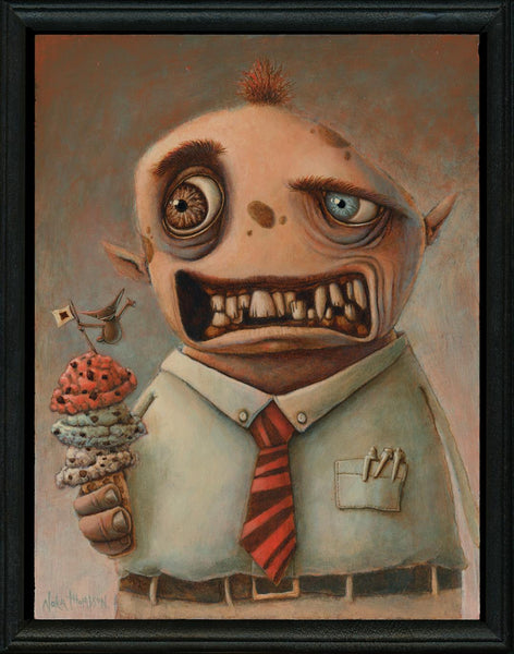 RELEASE OF THE CHOCOLATE CHUNK MONSTER by artist Nora Thompson