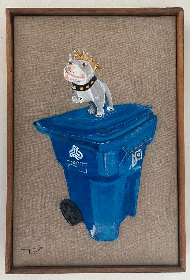 47 LA CORONA (The Crown) / King of Trash by artist Kelly Thompson