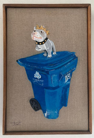 47 LA CORONA (The Crown) / King of Trash by artist Kelly Thompson