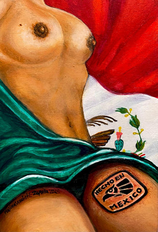 64 EL AGUILA (The Eagle) / El Aguila Mexicana by artist Gabriela Zapata
