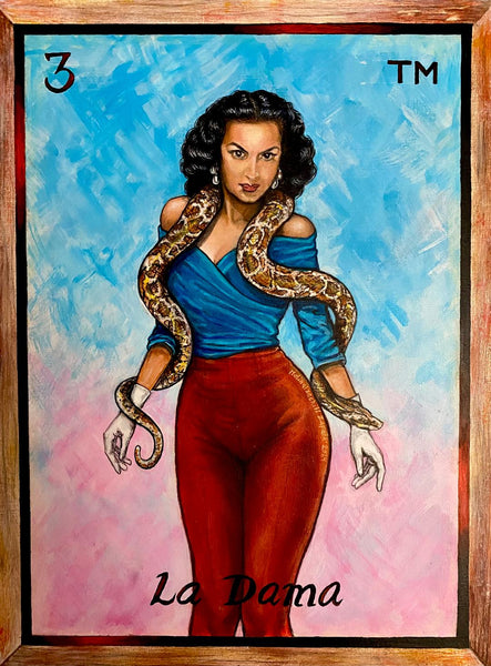 3 LA DAMA (The Lady) / La Doña by artist Gabriela Zapata