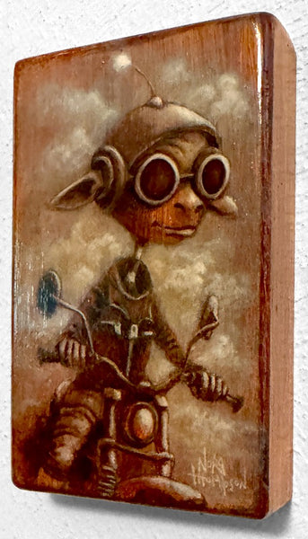 86 LA MOTOCICLETA (The Motorcycle) / Easy Rider by artist Nora Thompson