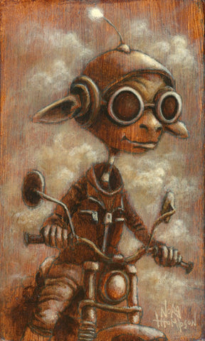 86 LA MOTOCICLETA (The Motorcycle) / Easy Rider by artist Nora Thompson