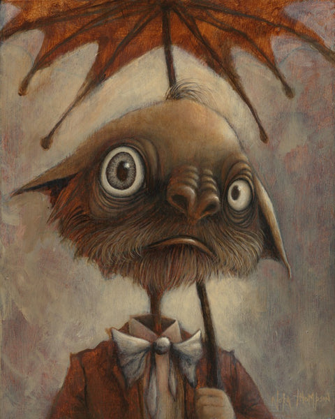 5 EL PARAGUAS (The Umbrella) / Fool in the Rain by artist Nora Thompson
