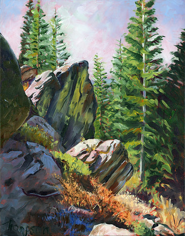 49 EL PINO (The Pine Tree) / Ponderosa Pine, Pacific Crest Trail, CA by artist Stuart Thompson