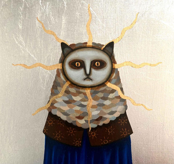 THE SUN CAT MAGICIAN by artist Fran De Anda