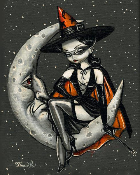 W is for Witch by artist Bob Doucette