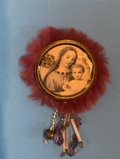 MARIA VICENTA brooch by artist Mavis Leahy
