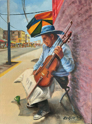 18 EL VIOLONCELLO (The Cello) by artist Roger Triviños