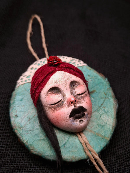 WORRY I: THE KEEPER'S KEY by artist Ioanna Tsouka of Anima ex Manus Art Dolls