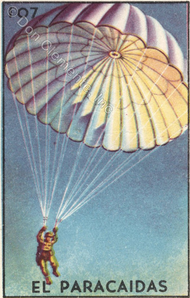 #107 EL PARACAIDAS / Safe Landing (The Parachute) by artist Andrea Bogdan