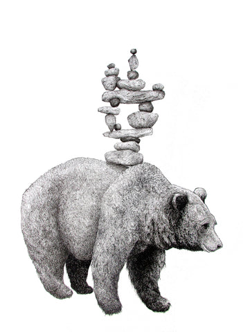 Walk Slowly by artist Joshua Coffy