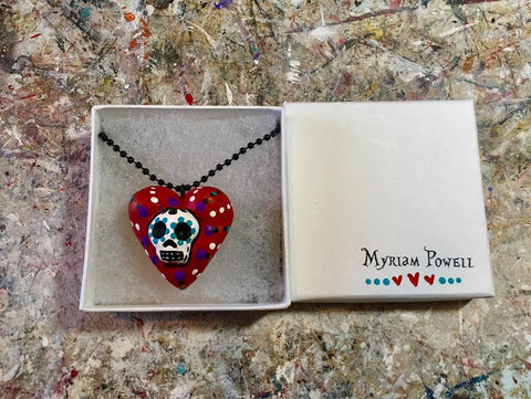 EL CORAZON (The Heart) Pendant by artist Myriam Powell