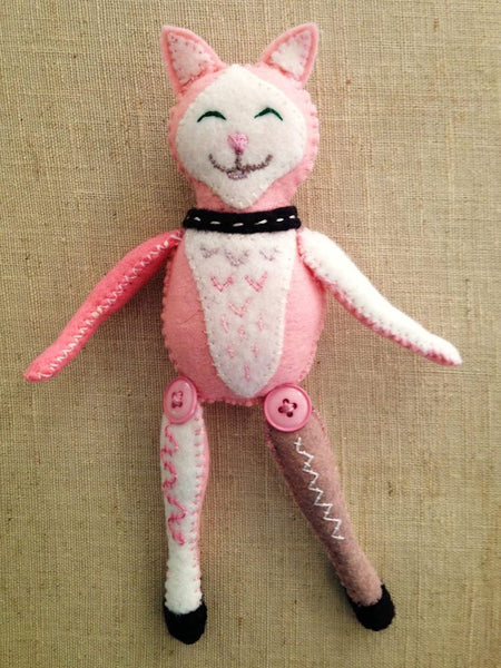 GLAMOR PUSS (Tickled Pink), 2017 by artist Ulla Anobile