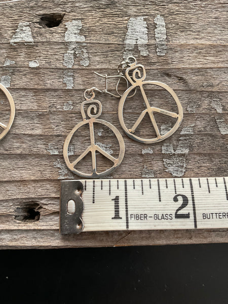 Medium Peace Earrings