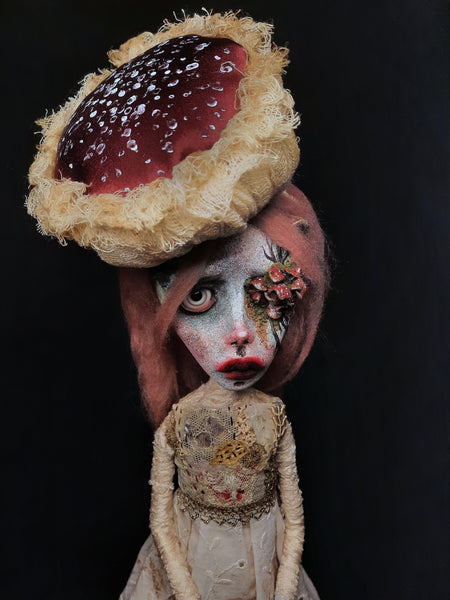 AMANITA MUSCARIA (I'D RATHER BE SLOWLY CONSUMED BY FUNGI) by artist Anima ex Manus Art Dolls