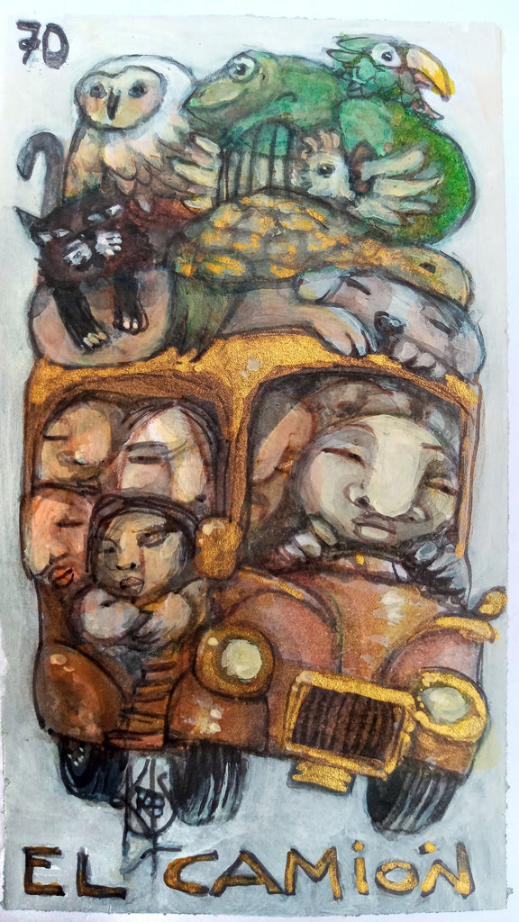70 EL CAMION (The Bus) by artist Patricia Krebs